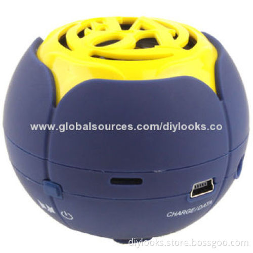 Hamburg Style Retractable Portable Mini Speaker, Built-in Rechargeable Lithium Battery